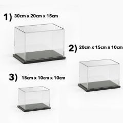 Model & Figür Sergilime Kutusu (Şeffaf 3 Adet)