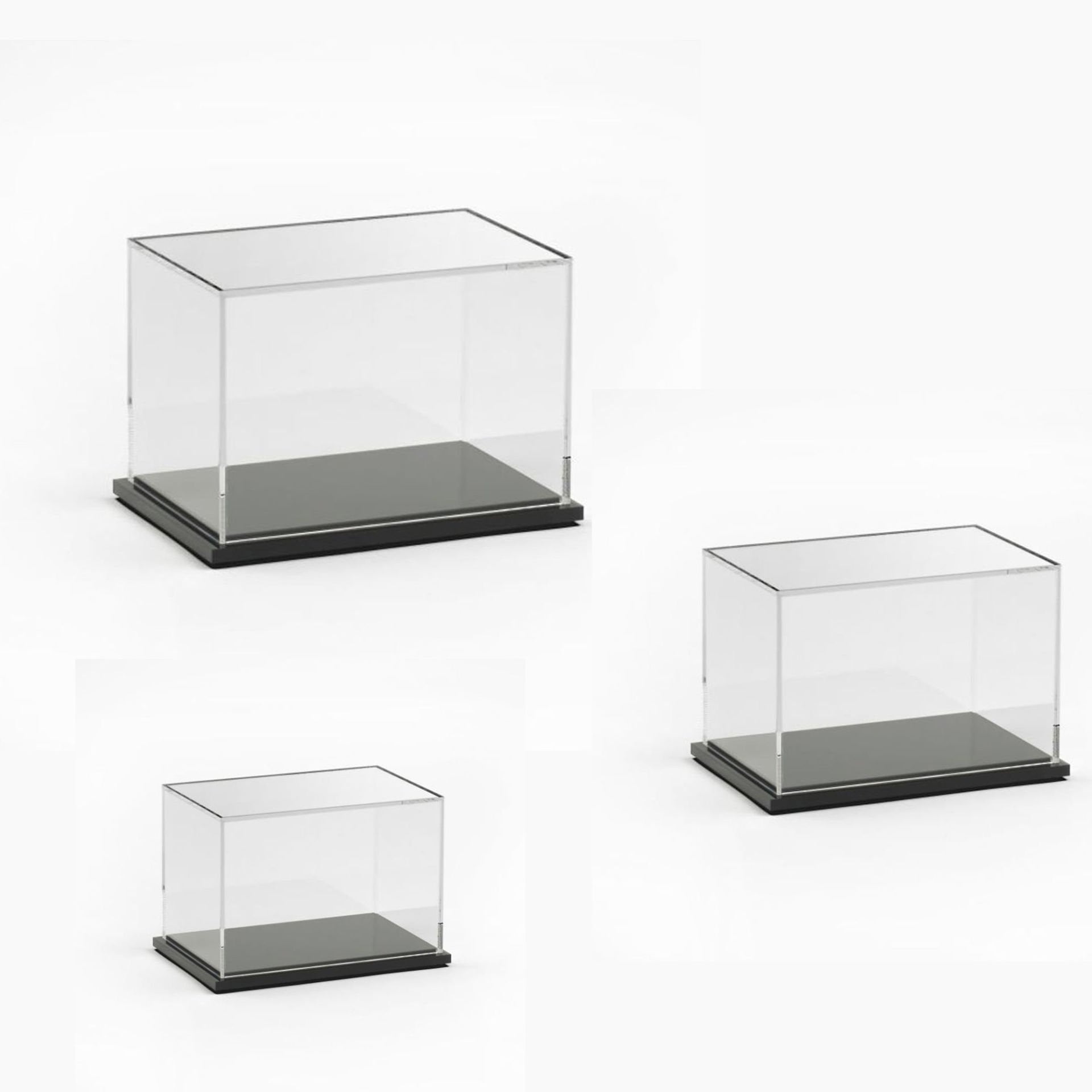 Model & Figür Sergilime Kutusu (Şeffaf 3 Adet)