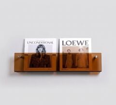 Dekoratif Kitap Raf Şeffaf - 50cm