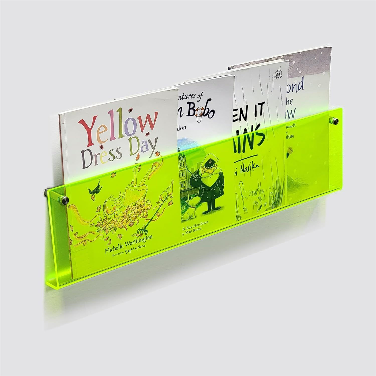 Dekoratif Kitap Raf Yeşil - 50cm