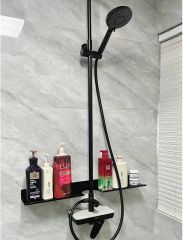 Musluk Önü Lavabo Raf Siyah