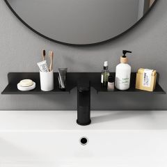 Musluk Önü Lavabo Raf Siyah