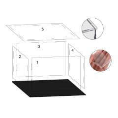 Model & Figür Sergileme Kutusu (Demonte)