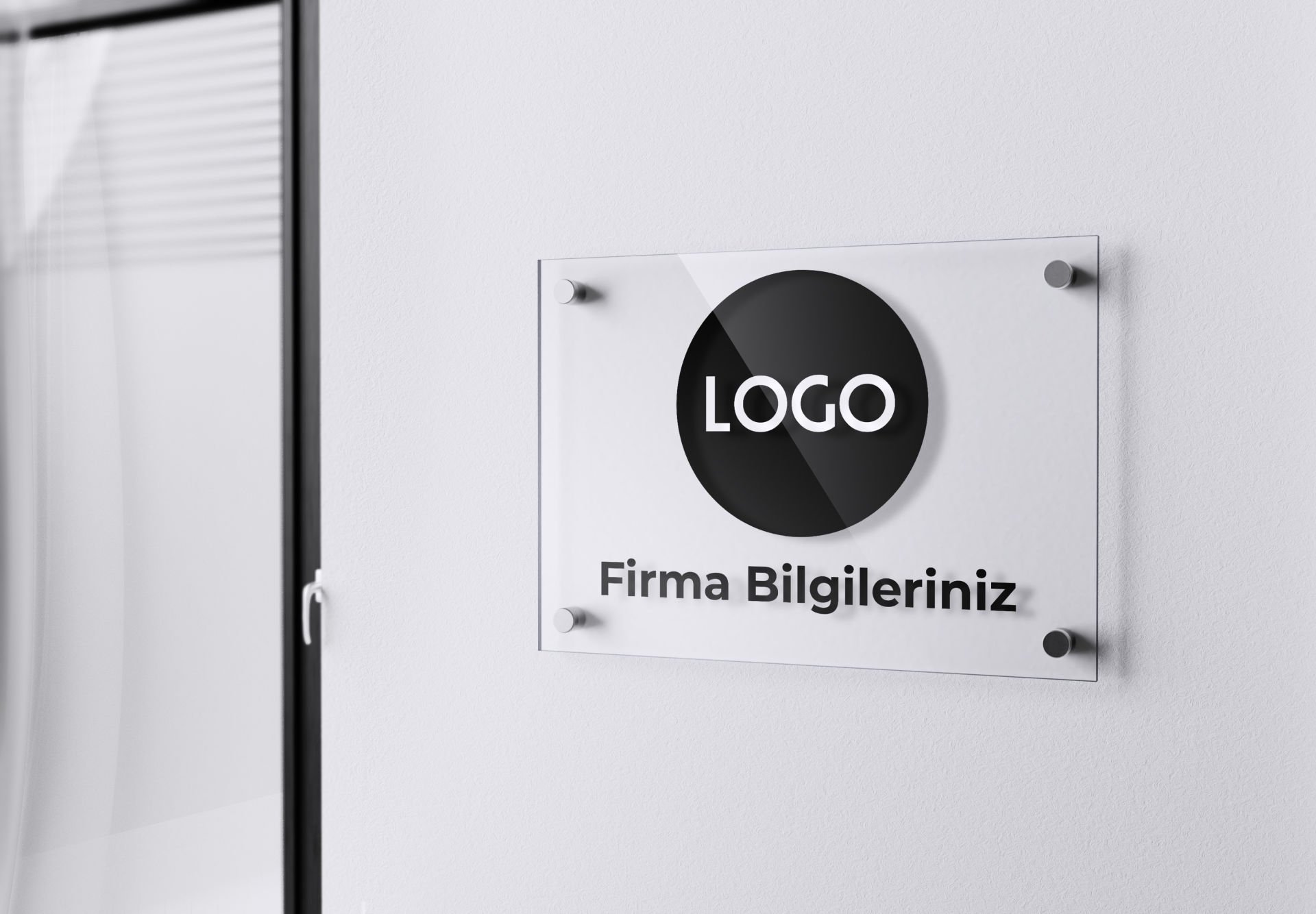 Ofis Kapı Tabelası