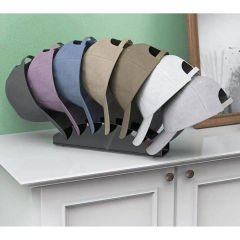 Oval Şapka Organizer Siyah